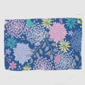 Xmas Gift Floral 60th Birthday Golfhanddoek (Horizontaal)