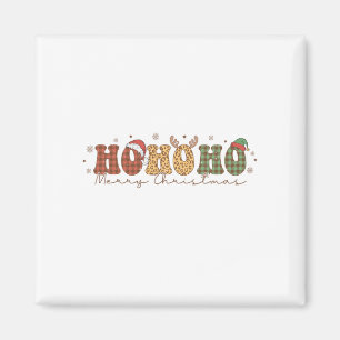 Xmas Gift Ho Ho Merry Kerstmis Magneet