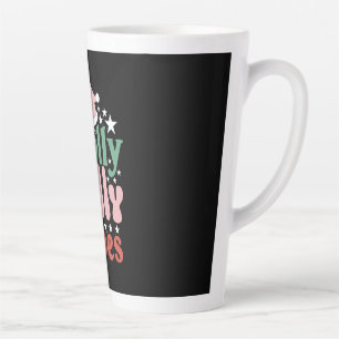 Xmas Gift Holly Jolly Vibes Latte Mok