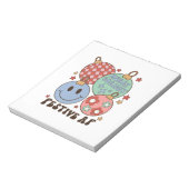 Xmas Gift Merry en Bright Festive AF Notitieblok (Gedraaid)