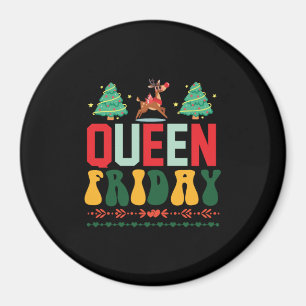 Xmas Gift Queen Vrijdag Magneet