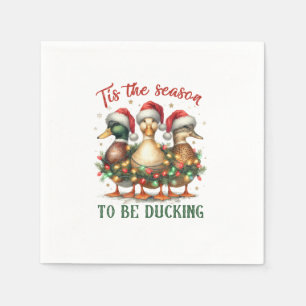 Xmas Gift te zijn Ducking Servet