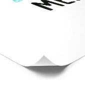 Xmas Gift vrolijk en helder Perfect Poster (Hoek)