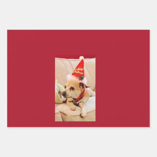 Xmas Gingersnap Wrapping Paper Flat Sheet Set van (Voorkant 3)