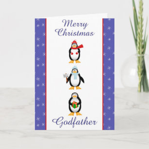 Xmas Godfather-Wenskaart Feestdagen Kaart