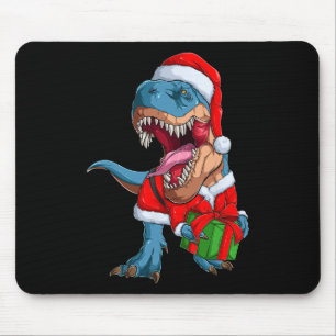 Xmas Graphic Dino T Rex Jongens Dinosaurus Kerstmi Muismat