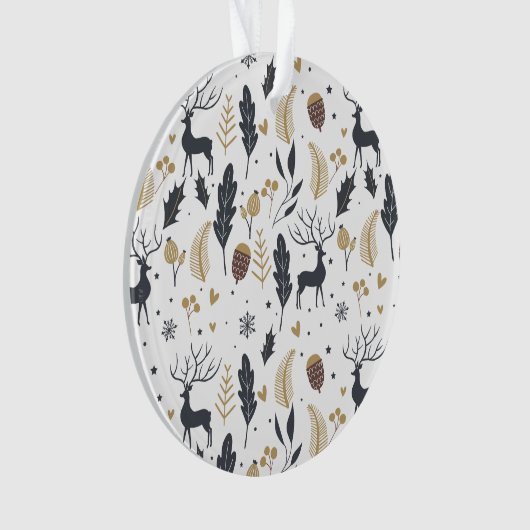 Xmas Herten en laat vreugdevolle groeten Collectie Ornament (voorkant)