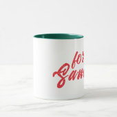 Xmas Holiday Gift Mok, Feestelijk Rood en Groen Ho Mok (Midden)