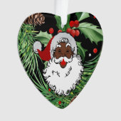 xmas holly black santa claus (devant)