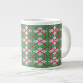 XMAS JACQUARD KNIT Big White Mug (Devant droit)