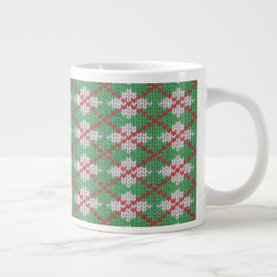 XMAS JACQUARD KNIT Big White Mug