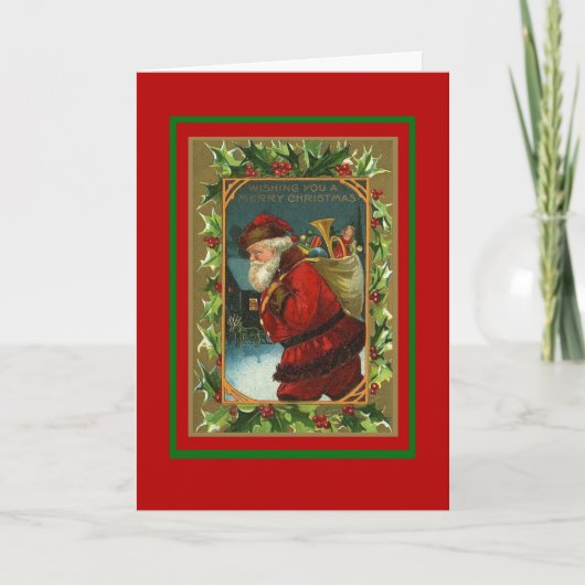 Xmas Kaart Merry Kerstkerstkerstkerstkerstkerstma (Voorkant)