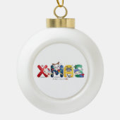 Xmas Kittens Keramische Bal Ornament (Voorkant)