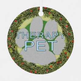 XMas kranstherapie PET Metalen Ornament