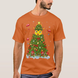 Xmas lampjes matchen familie grappige broedbijen C T-shirt