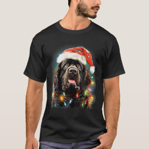 Xmas Landseer Newfoundland Hond Tangled Christmas T-shirt