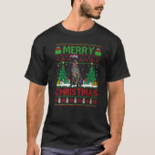 Xmas Licht Oogstelijk Duits Shorthaired Pointer Do T-shirt (Voorkant)