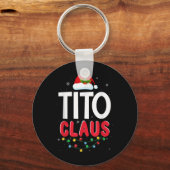 Xmas Light Tito Santa Claus Christmas Matching Cos Sleutelhanger (Voorkant)