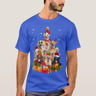 Xmas Lighting Matching Labrador Retriever Christma T-shirt