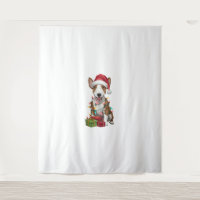 Xmas Lighting Santa Hat Miniatuur Pinscher Dog Chr
