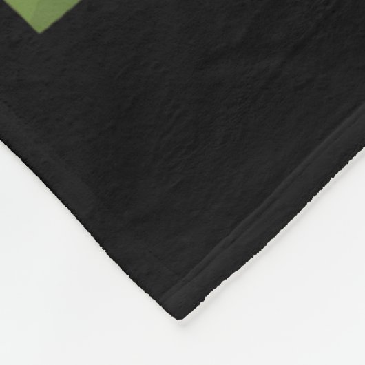 Xmas Lighting Santa Hat Strawberry Christmas Fleece Deken (Hoek)