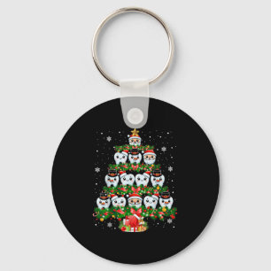 Xmas Lights Tanden Dokter Tandarts Tand Tanden Chr Sleutelhanger