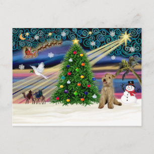 Xmas Magic-Lakeland Terrier Feestdagenkaart