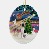 Xmas Magic - Speelgoed Fox Terrier Keramisch Ornament (Rechts)