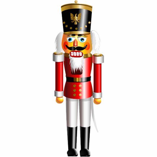 Xmas Nutcracker Fotobeeldje Magneet (Voorkant)
