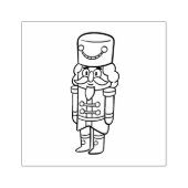 Xmas Nutcracker Rubberstempel (Afrduk)