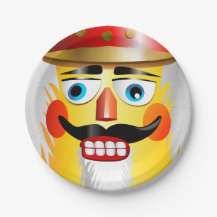 Xmas Nutcracker Speelgoed Soldier met legerpapier  Papieren Bordje