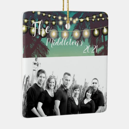 XMAS Ornement Plage Coucher de soleil Palmier (Droite)