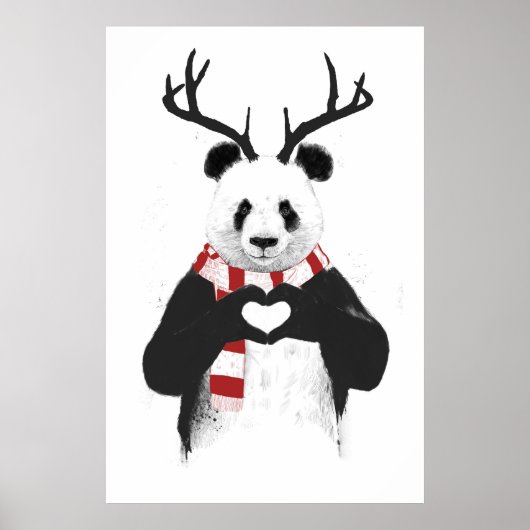 Xmas panda poster (Voorkant)