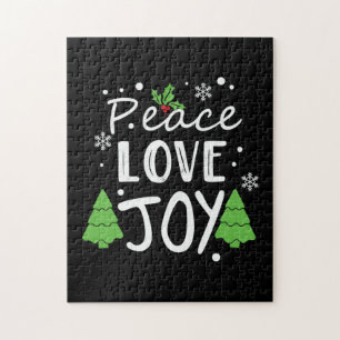 Xmas Peace Love Joy Legpuzzel