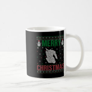 Xmas PJS Matching Jiu Jitsu Fighter Lelijke Kerstm Koffiemok