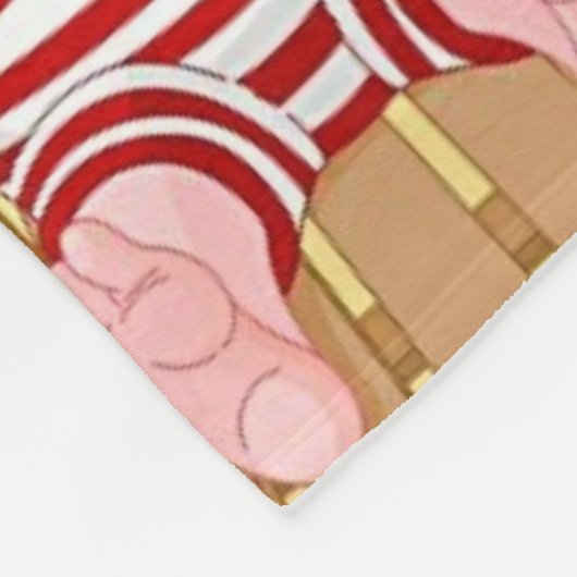 xmas plage santa claus couverture (Coin)