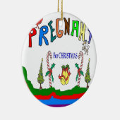 XMAS PREGNANCY KERAMISCH ORNAMENT (Rechts)