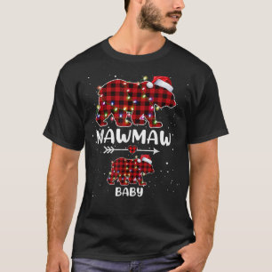 Xmas Pset Beer Mawmaw Baby Polar Pregnancy Announ T-shirt