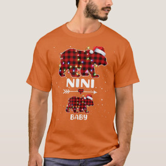Xmas Pset Beer Nini Baby Polar Pregnancy Announce T-shirt
