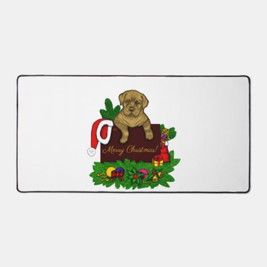 XMas Puppy Bureaumat (Voorkant)