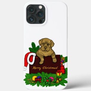 XMas Puppy iPhone 13 Pro Max Hoesje