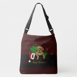 XMas Puppy Crossbody Tas