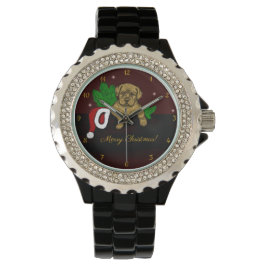 XMas Puppy Horloge