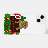 XMas Puppy iPhone Hoesje (Achterkant horizontaal)