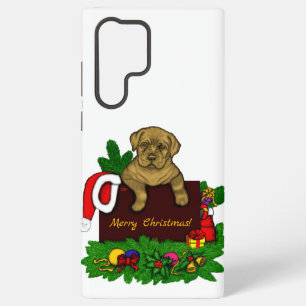 XMas Puppy Samsung Galaxy Hoesje
