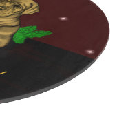 XMas Puppy Snijplank (Hoek)