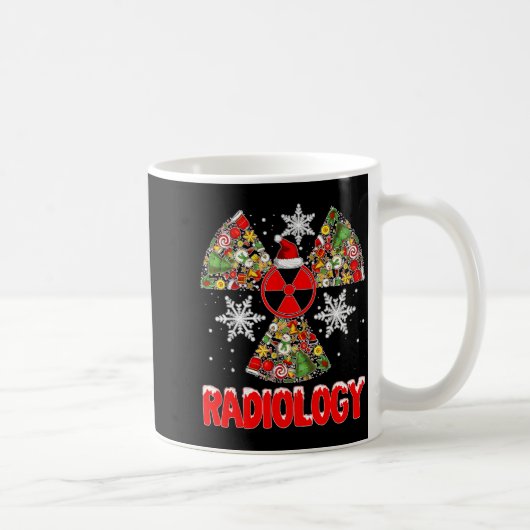 Xmas Radiology Christmas Radiologist Xray Tech Cut Koffiemok (Rechts)