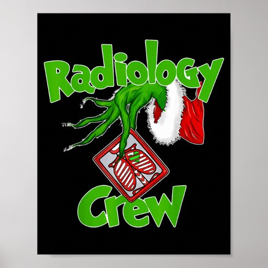 Xmas Radiology Christmas Radiologist Xray Tech Fun Poster (Voorkant)