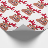 xmas render poo emoji cadeaupapier (Hoek)
