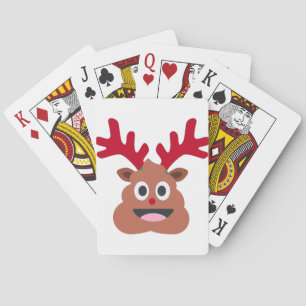 xmas render poo emoji pokerkaarten